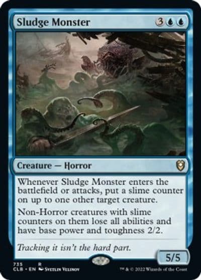 Sludge Monster Commander Legends: Battle for Baldur's Gate Magic card