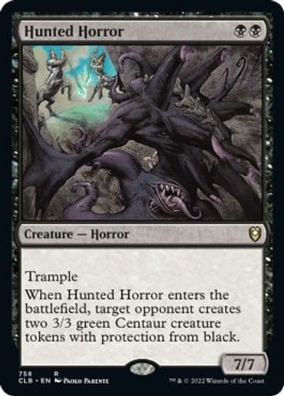 Hunted Horror Commander Legends: Battle for Baldur's Gate Magic card
