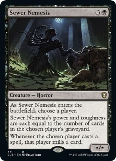 Sewer Nemesis Commander Legends: Battle for Baldur's Gate Magic card
