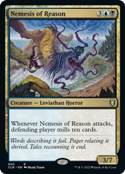 Nemesis of Reason Commander Legends: Battle for Baldur's Gate Magic card