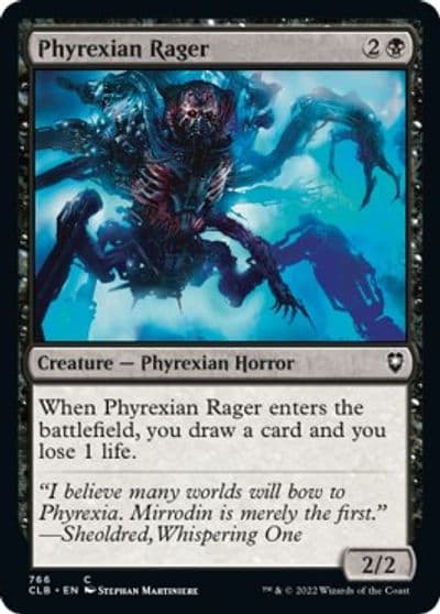 Phyrexian Rager Commander Legends: Battle for Baldur's Gate Magic card