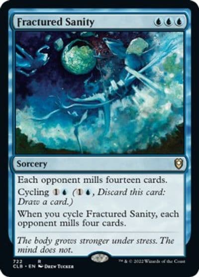 Fractured Sanity Commander Legends: Battle for Baldur's Gate Magic card