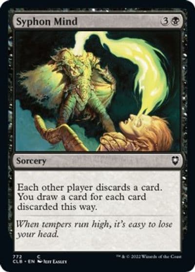 Syphon Mind Commander Legends: Battle for Baldur's Gate Magic card
