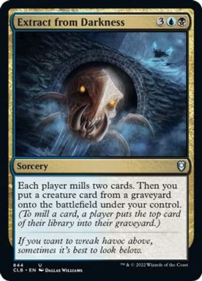 Extract from Darkness Commander Legends: Battle for Baldur's Gate Magic card