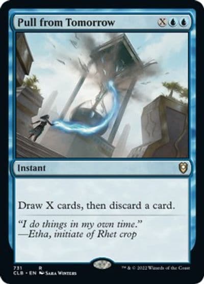 Pull from Tomorrow Commander Legends: Battle for Baldur's Gate Magic card