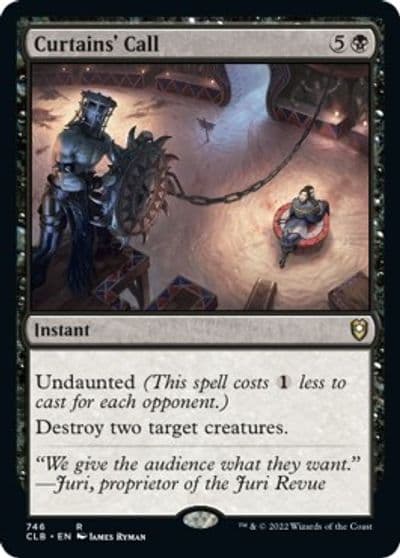 Curtains Call Commander Legends: Battle for Baldur's Gate Magic card