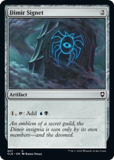 Dimir Signet Commander Legends: Battle for Baldur's Gate Magic card