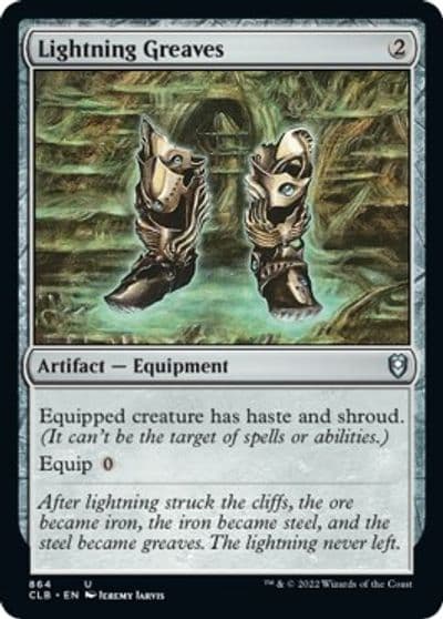 Lightning Greaves Commander Legends: Battle for Baldur's Gate Magic card