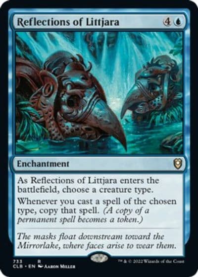 Reflections of Littjara Commander Legends: Battle for Baldur's Gate Magic card