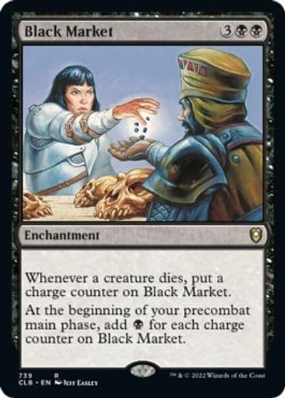 Black Market Commander Legends: Battle for Baldur's Gate Magic card