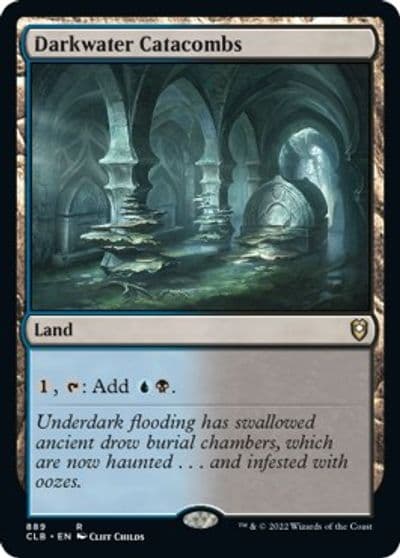 Darkwater Catacombs Commander Legends: Battle for Baldur's Gate Magic card