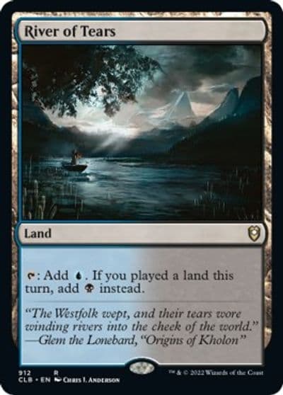 River of Tears Commander Legends: Battle for Baldur's Gate Magic card