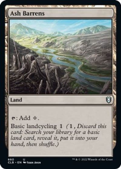 Ash Barrens Commander Legends: Battle for Baldur's Gate Magic card