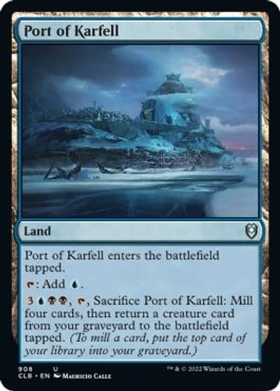 Port of Karfell Commander Legends: Battle for Baldur's Gate Magic card