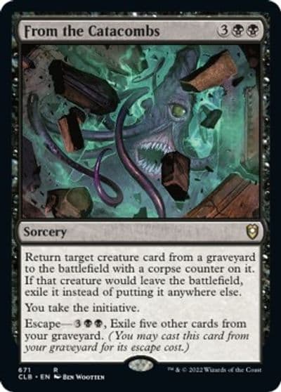 From the Catacombs Commander Legends: Battle for Baldur's Gate Magic card