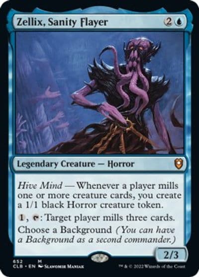Zellix Sanity Flayer Commander Legends: Battle for Baldur's Gate Magic card