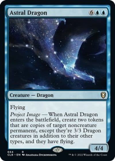 Astral Dragon Commander Legends: Battle for Baldur's Gate Magic card