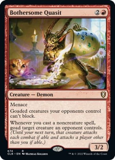 Bothersome Quasit Commander Legends: Battle for Baldur's Gate Magic card