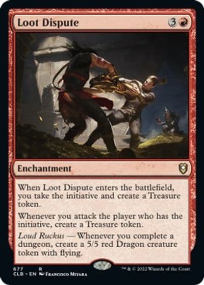 Loot Dispute Commander Legends: Battle for Baldur's Gate Magic card