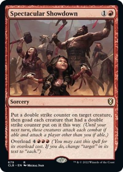 Spectacular Showdown Commander Legends: Battle for Baldur's Gate Magic card