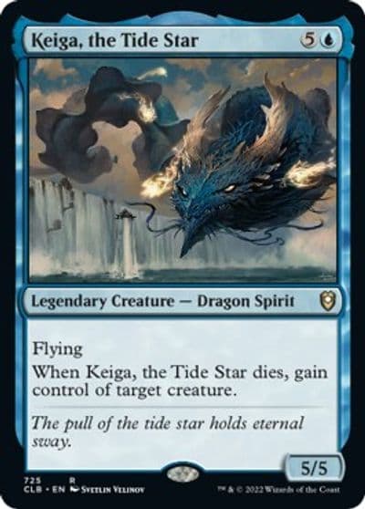Keiga the Tide Star Commander Legends: Battle for Baldur's Gate Magic card