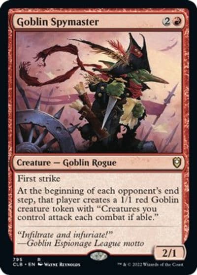Goblin Spymaster Commander Legends: Battle for Baldur's Gate Magic card
