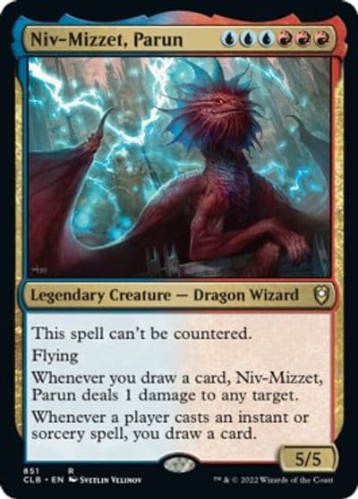 Niv Mizzet Parun Commander Legends: Battle for Baldur's Gate Magic card