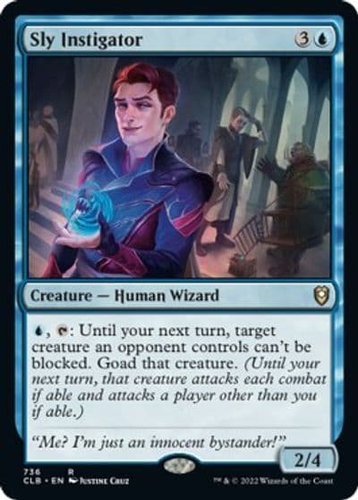 Sly Instigator Commander Legends: Battle for Baldur's Gate Magic card