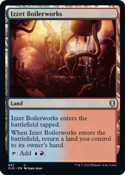 Izzet Boilerworks Commander Legends: Battle for Baldur's Gate Magic card