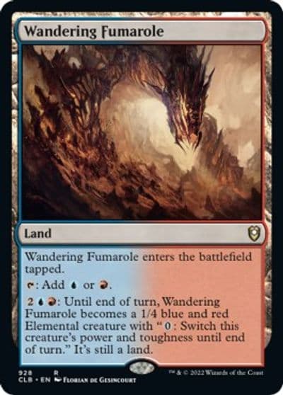 Wandering Fumarole Commander Legends: Battle for Baldur's Gate Magic card