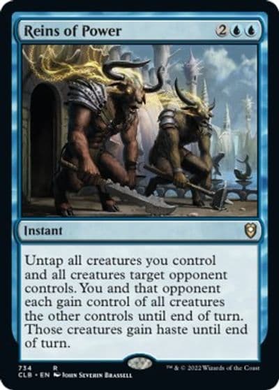 Reins of Power Commander Legends: Battle for Baldur's Gate Magic card