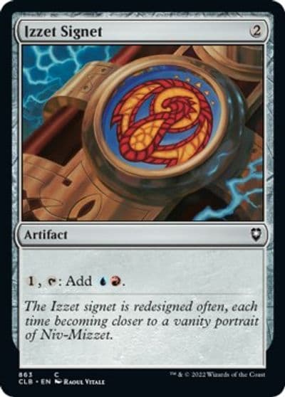 Izzet Signet Commander Legends: Battle for Baldur's Gate Magic card