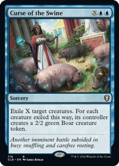 Curse of the Swine Commander Legends: Battle for Baldur's Gate Magic card