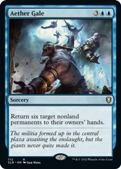 Aether Gale Commander Legends: Battle for Baldur's Gate Magic card