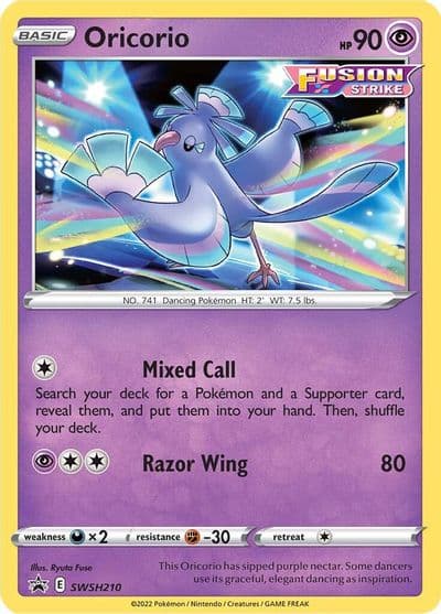 Oricorio - SWSH210 SWSH: Sword & Shield Promo Cards Pokemon card