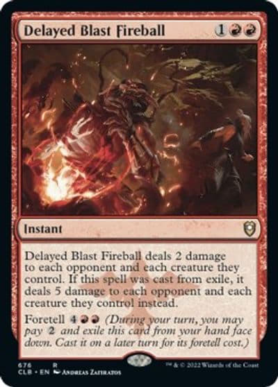 Delayed Blast Fireball Commander Legends: Battle for Baldur's Gate Magic card
