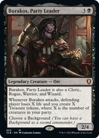 Burakos Party Leader Commander Legends: Battle for Baldur's Gate Magic card