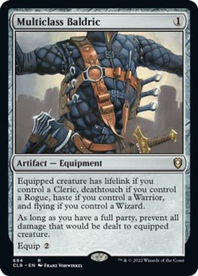 Multiclass Baldric Commander Legends: Battle for Baldur's Gate Magic card