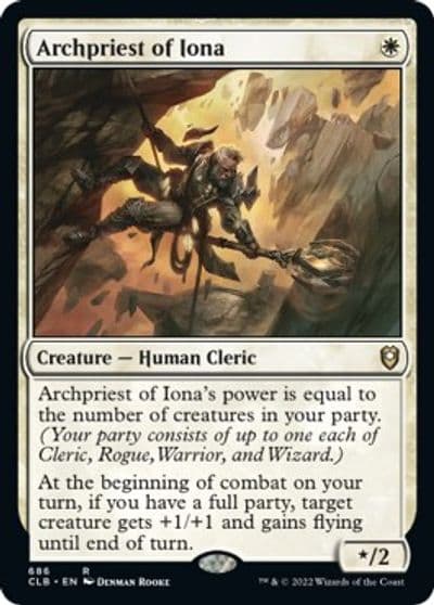 Archpriest of Iona Commander Legends: Battle for Baldur's Gate Magic card
