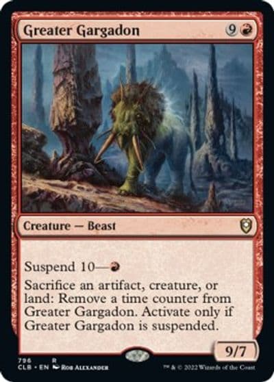 Greater Gargadon Commander Legends: Battle for Baldur's Gate Magic card