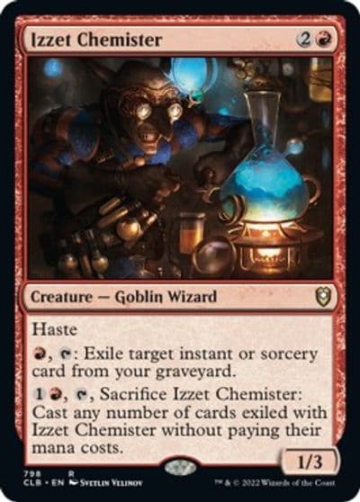 Izzet Chemister Commander Legends: Battle for Baldur's Gate Magic card