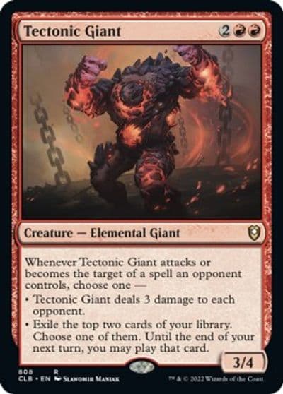 Tectonic Giant Commander Legends: Battle for Baldur's Gate Magic card