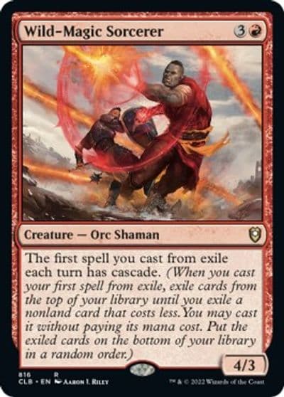 Wild Magic Sorcerer Commander Legends: Battle for Baldur's Gate Magic card
