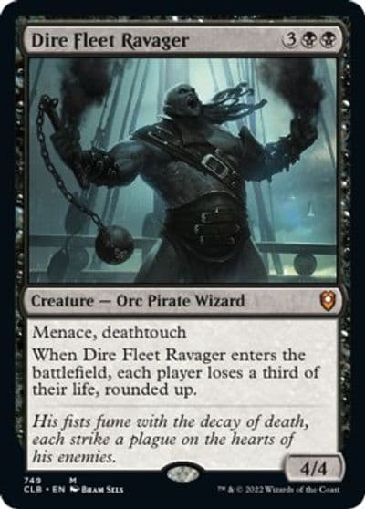 Dire Fleet Ravager Commander Legends: Battle for Baldur's Gate Magic card