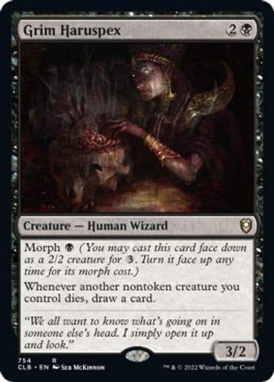Grim Haruspex Commander Legends: Battle for Baldur's Gate Magic card