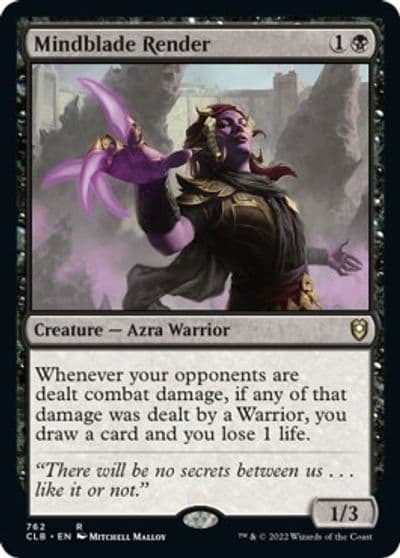 Mindblade Render Commander Legends: Battle for Baldur's Gate Magic card