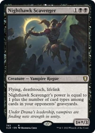 Nighthawk Scavenger Commander Legends: Battle for Baldur's Gate Magic card