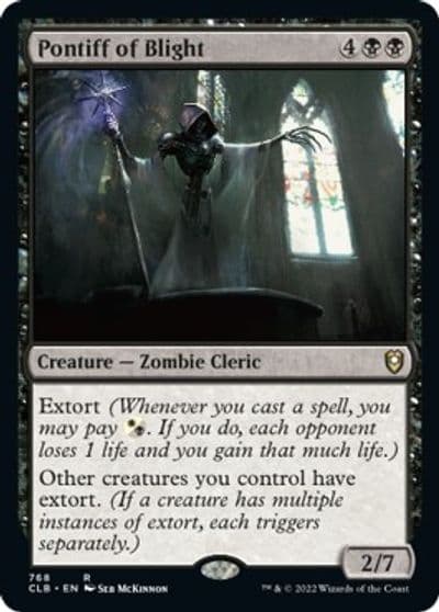 Pontiff of Blight Commander Legends: Battle for Baldur's Gate Magic card
