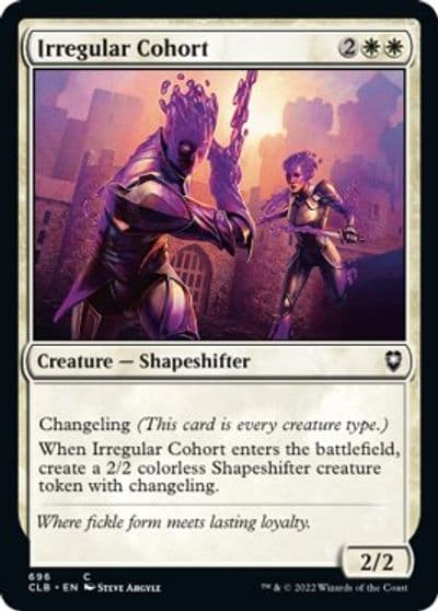 Irregular Cohort Commander Legends: Battle for Baldur's Gate Magic card