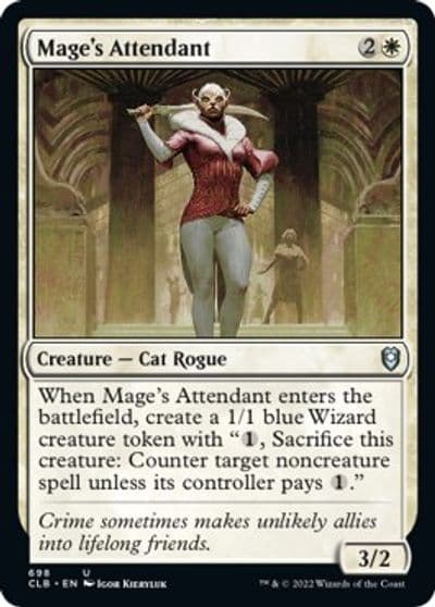 Mages Attendant Commander Legends: Battle for Baldur's Gate Magic card